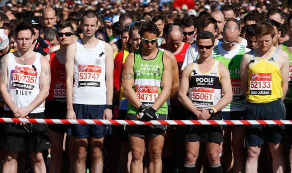 Boston Marathon moment of silence