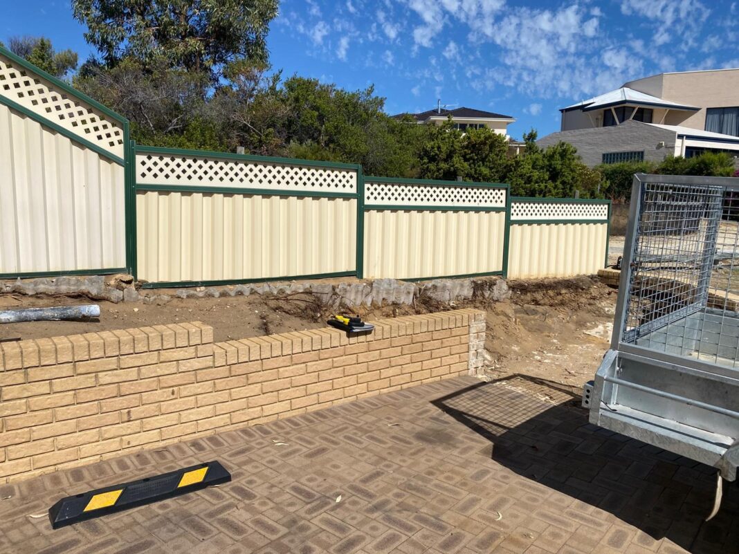 block wall demolition in Perth, WA