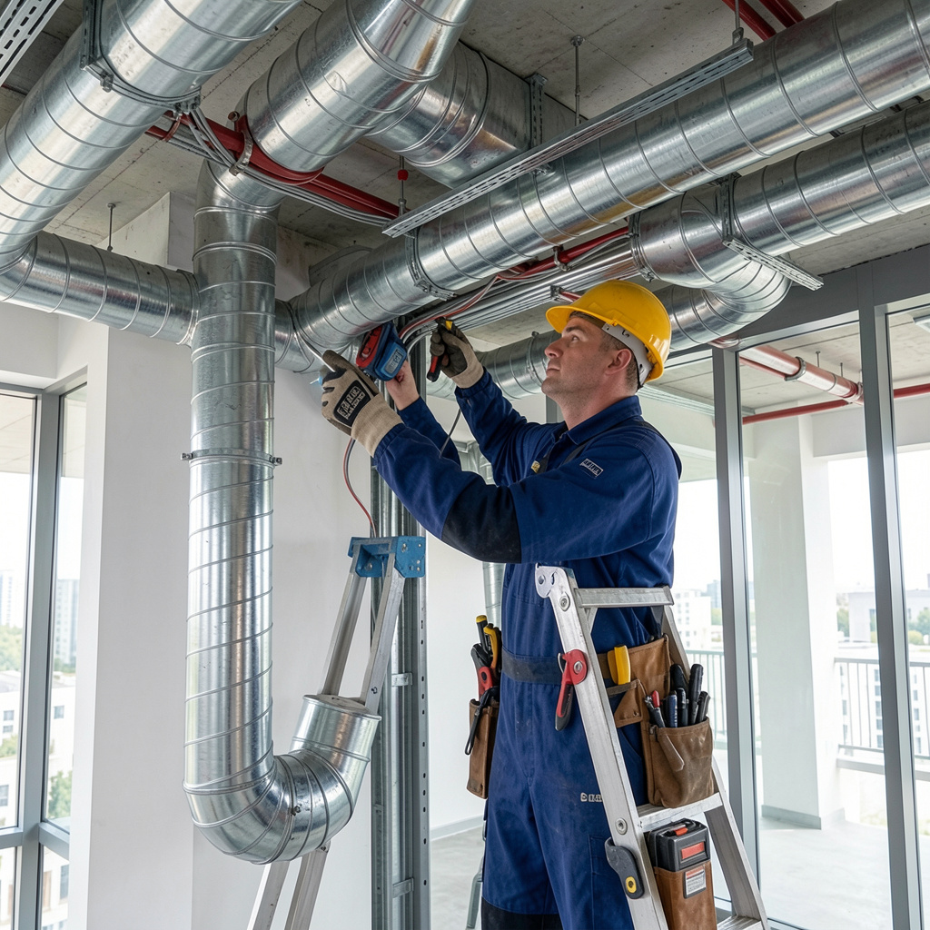 magnific_hvac-technician-performin_SOlGWlVUb8 Ductwork Services